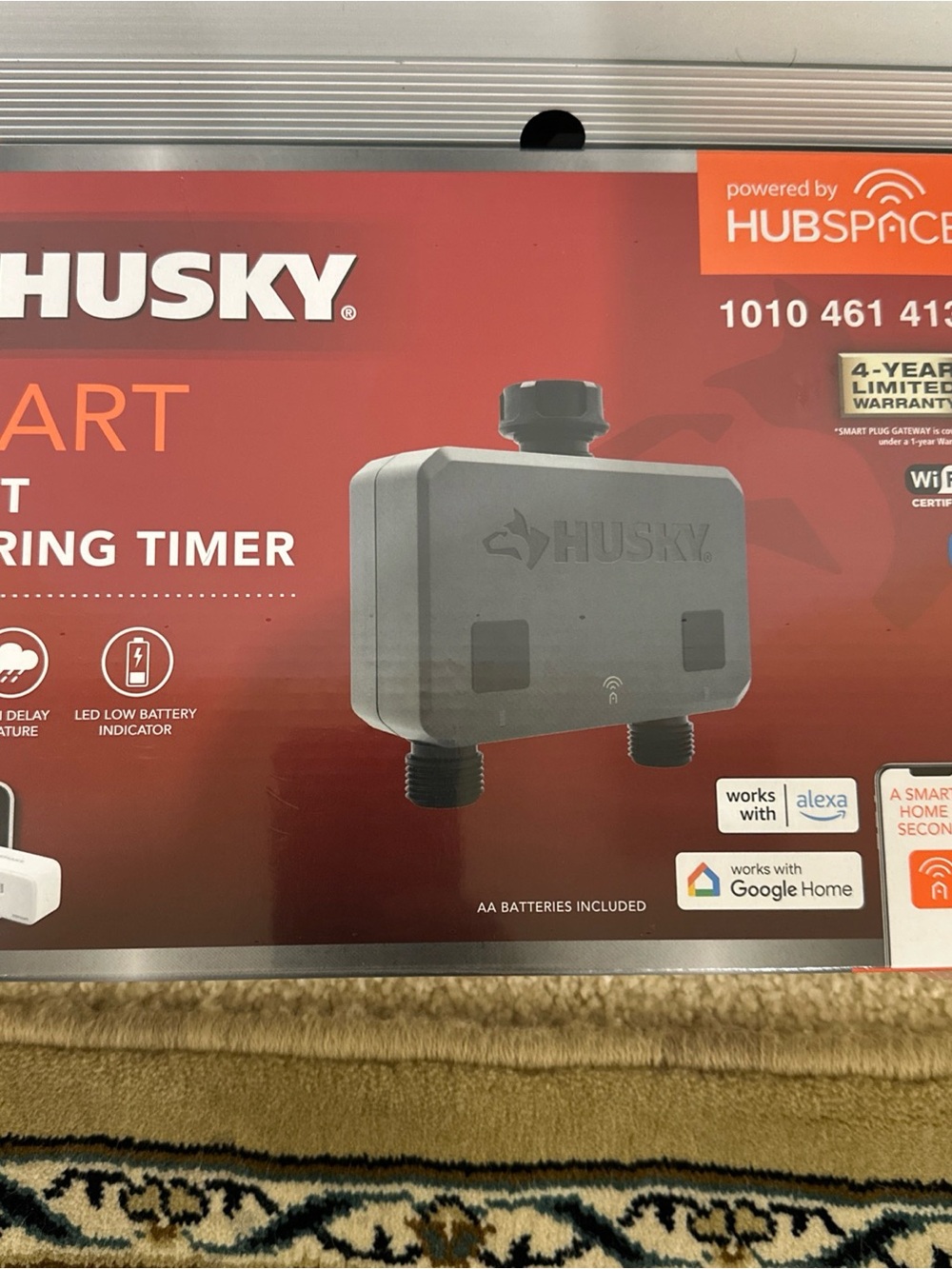 Sky Smart 2-Port Watering Timer - Red